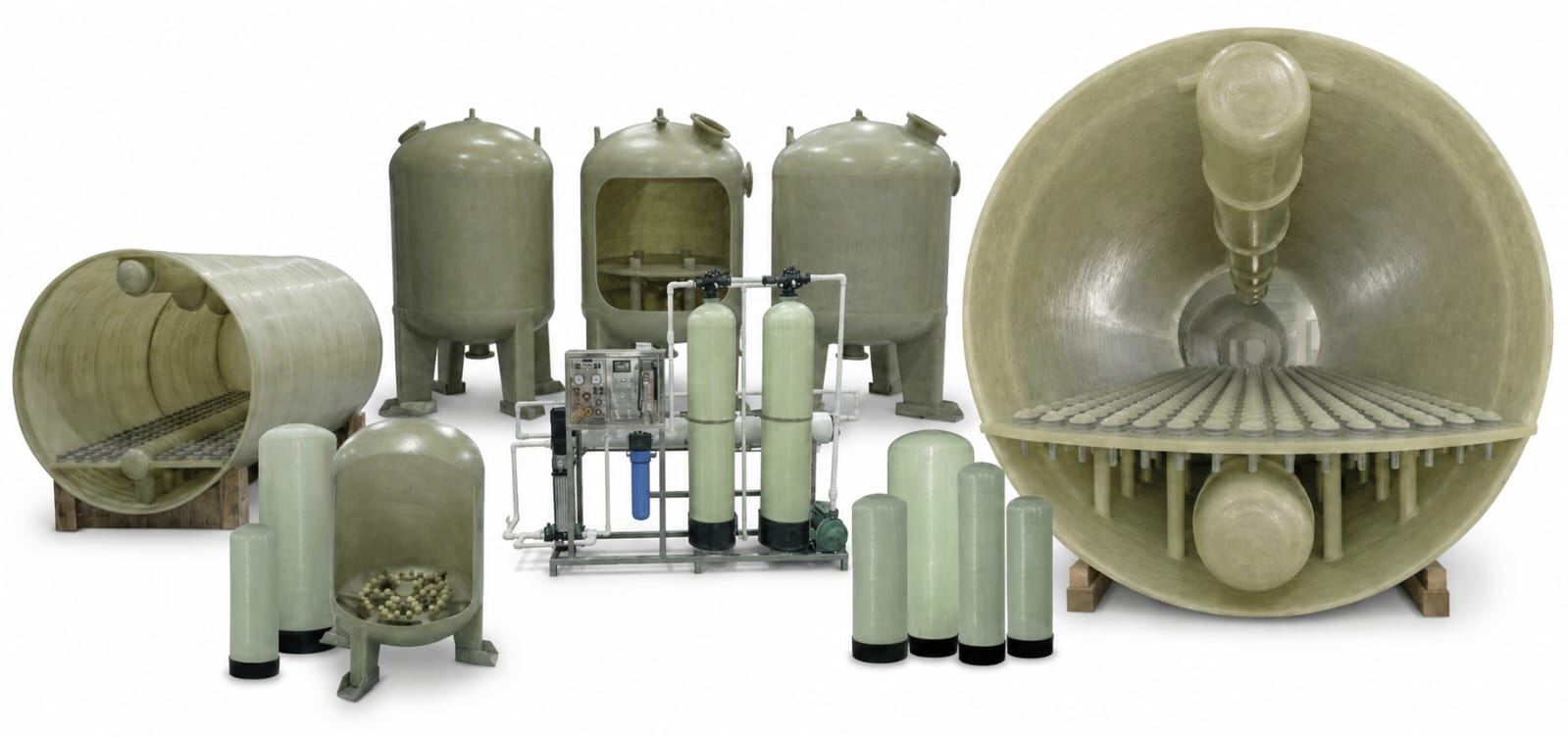 FRP/GRP Water Treatment Equipments