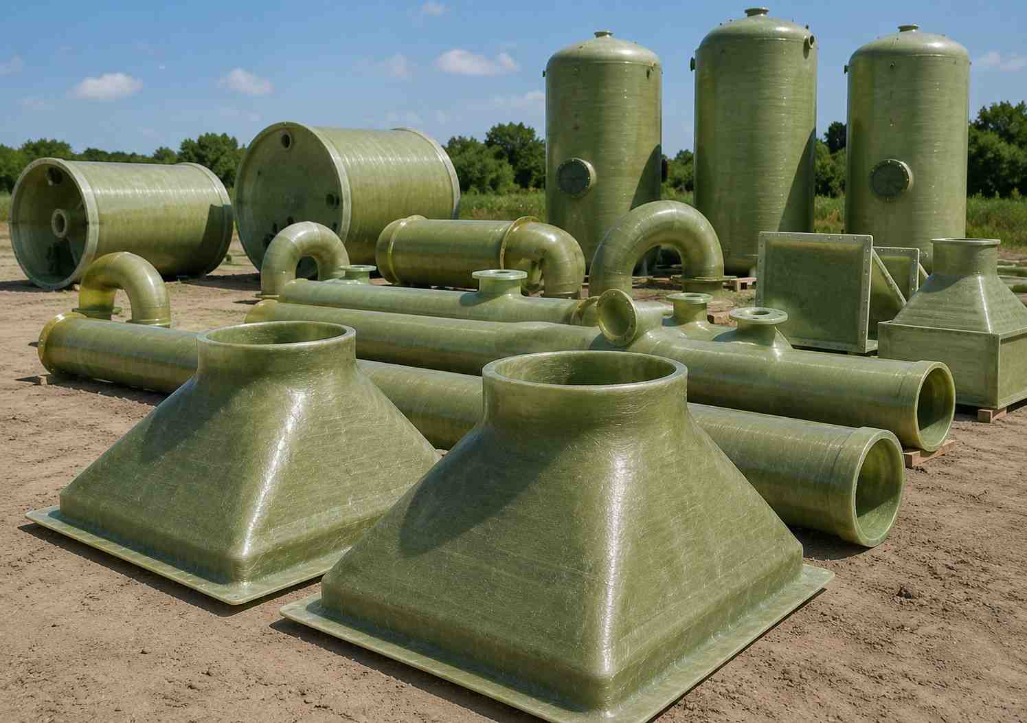 FRP/GRP FGD Piping